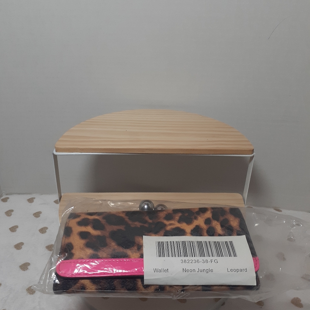 🔥3/$70 *NIP* JustFab "Neon Jungle" Womens Wallet